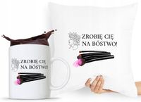 Zestaw Poduszka + Kubek Kosmetyczki Makijażystki Z Nadrukiem Ze Zdjęciem