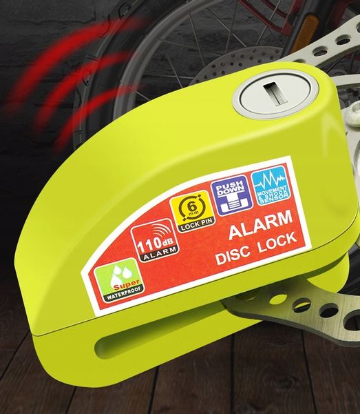 Blokada Tarczy Hamulcowej z Alarmem Do Motocykli i Rowerów Wodoodporna zdjęcie 10