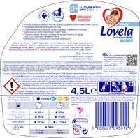 Lovela Baby mleczko prania białego 2x 4,5L + PŁYN + ODPLAMIACZ
