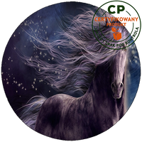 Opłatek na tort Konie