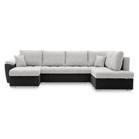 Duży narożnik, funkcja spania, prawa, MAGNUS, 315cm, szary | TYLETEGOTU