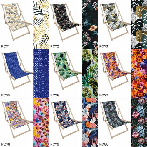 Płachta na leżak do ogrodu WZORY nadruk FULLPRINT PŁACHTA NA LEŻAK PLAŻOWY na Arena.pl