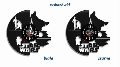 Zegar ścienny z płyty winylowej Star Wars 1.3 na Arena.pl