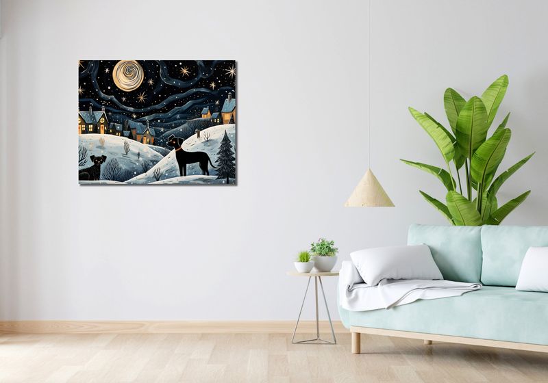 Obraz 90x70cm Nocny Psi Patrol zdjęcie 2
