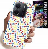 ETUI DO XIAOMI NOTE 14 4G - ŁAPKI KOŚCI PIES PATROL BAJKI + SZKŁO