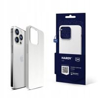 Etui na Apple iPhone 15 Pro - 3mk HARDY Silicone MagCase Silver-White