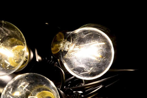 Lampki ogrodowe 10 LED, żarówki białe na Arena.pl