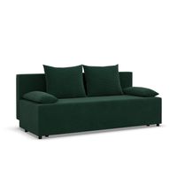 Kanapa rozkładana, Vista, sztruks, 191x92x95 cm, zieleń | TYLETEGOTU