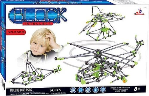 Klocki KonstrukcyjneIntellect Block 343el. 8+ 252-2 na Arena.pl