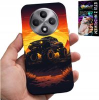 ETUI DO OPPO RENO12 F / 12FS 5G - MONSTERTRUCK, CIĘŻARÓWKA, WZORY + SZKŁO