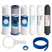 DUŻY ZESTAW SERWIS FILTR OSMOZA RO7 JONIZATOR 6szt Aqua Vita AV-GAC-L