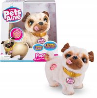 INTERAKTYWNY TAŃCZĄCY PLUSZAK MOPS ZURU PETS ALIVE 3+ Lat 29cm