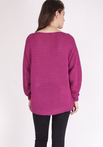 Sweter Beatrix SWE 097 Amarantowy Rozmiar M na Arena.pl