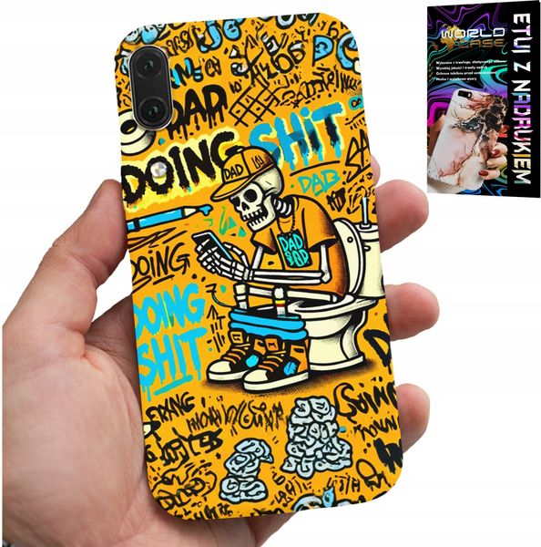 ETUI DO HUAWEI P20 - DOING SHIT KOŚCIOTRUP NA KIBLU CASE zdjęcie 1