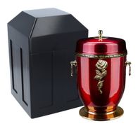 Zestaw urna kremacyjna i kapsuła Róża/Nisza