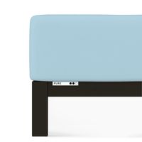 Prześcieradło Schlafgut Pure 140x190-160x220 cm Blue Light 536