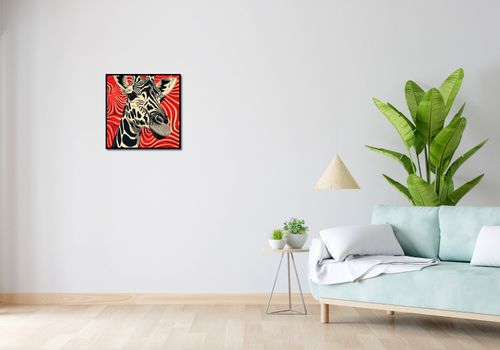 Plakat 50x50cm Wzrok Żyrafy na Arena.pl