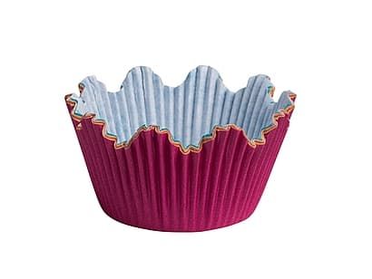 Papilotki do babeczek korona kolorowe tęczowe mix, 40 szt. na Arena.pl