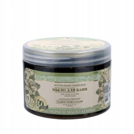 BABUSZKA AGAFIA MYDŁO SYBERYJSKIE CZARNE 500 ml zdjęcie 1