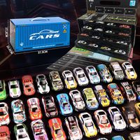 Zestaw mini samochodów 48 szt pudełko z samochodami zabawka 3+ ShaGoLand