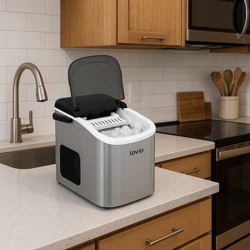 KOSTKARKA DO LODU LOVIO 10KG DOMOWA PRZENOŚNA CICHA EKSPRESOWY LÓD 24H na Arena.pl