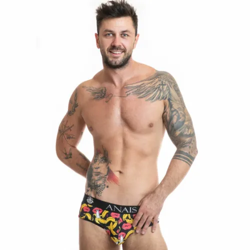 anais men bikini jock xl banany lycra - odkryte pośladki na Arena.pl