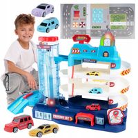 PARKING ZJEŻDZALNIA TOR SAMOCHODOWY WINDA ZESTAW GARAŻ WIELOPOZIOMOWY