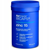 ForMeds BICAPS ZINC Odporność 60 kaps. na włosy i paznokcie CYNK + MIEDŹ