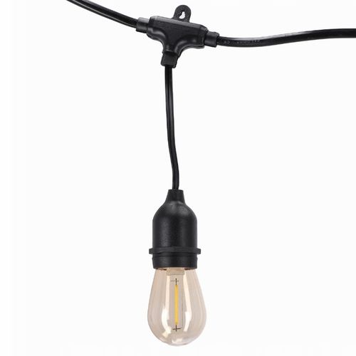 Girlanda Świetlna Ogrodowa Łańcuch Świetlny 20 m + 20 LED E27 Wodoodporna na Arena.pl