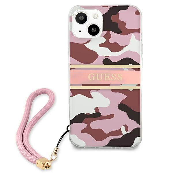 Etui Guess do iPhone 15, iPhone 14, iPhone 13, Różowy zdjęcie 3