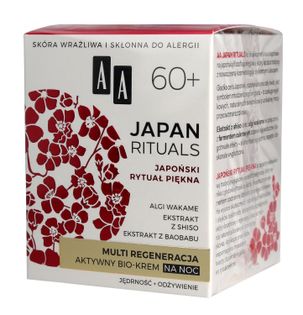 AA JAPAN RITUALS KREM DO TWARZY NA NOC 60+ 50ML