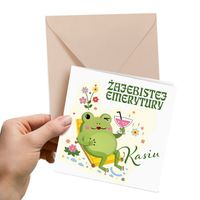 Kartka na Emeryturę Personalizowana dla Emerytki Koleżanki z Pracy