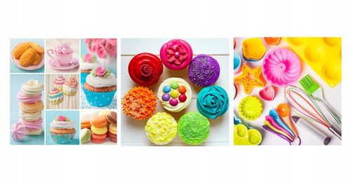 WORKI CUKIERNICZE FOLIOWE 100 SZTUK DUŻE WIELKIE DO WYPIEKÓW na Arena.pl