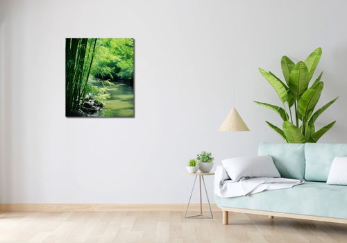 Obraz 60x70cm Spokój Bambusów na Arena.pl