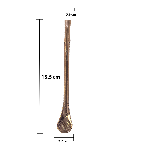 Bombilla Gringo Rose Gold Cebador zdjęcie 2