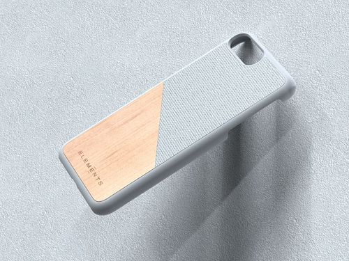 Drewniane etui iPhone 8 Plus 7 Plus 6s Plus 6 Plus (Light Grey) na Arena.pl