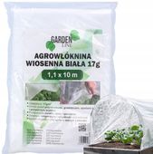 AGROWŁÓKNINA OKRYCIOWA OGRODOWA WŁÓKNINA 1.1 x 10 M WIOSENNA BIAŁA 17g