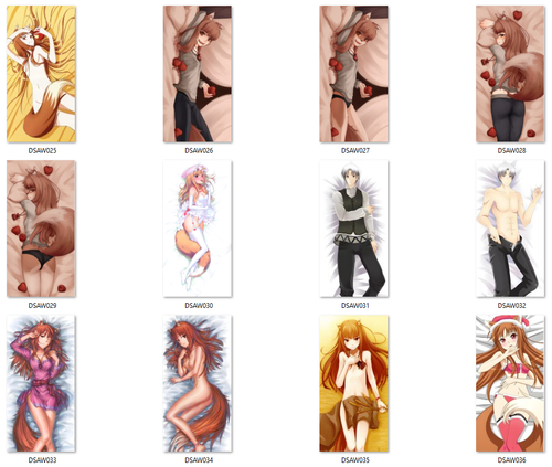 Dakimakura Spice and Wolf DO WYBORU duża na Arena.pl