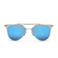 okulary przeciwsłoneczne lustrzane model shine srebrno-niebieskie ok6