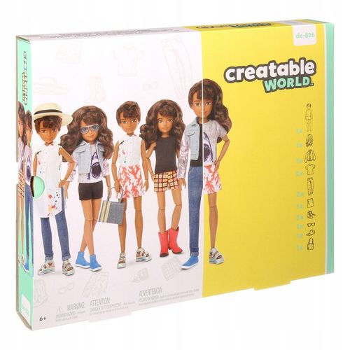 LALKA + AKCESORIA CREATABLE WORLD STWÓRZ LALKĘ od MATTEL GGT68 na Arena.pl