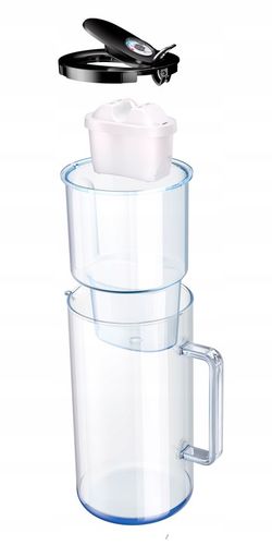 Dzbanek filtrujący szklany Aquaphor Glass 2,5l z wkładem Maxfor+ H, na Arena.pl