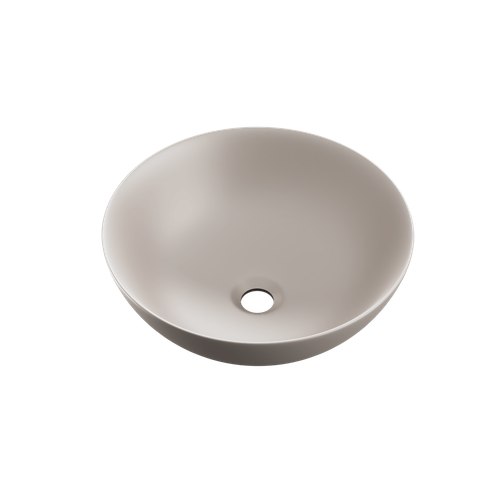 Luqa umywalka nablatowa 40 cm okrągła, cappucino mat na Arena.pl