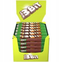 3Bit Baton nadzieniem o smaku orzechowym i herbatnikiem 46 g x 42 sztuk