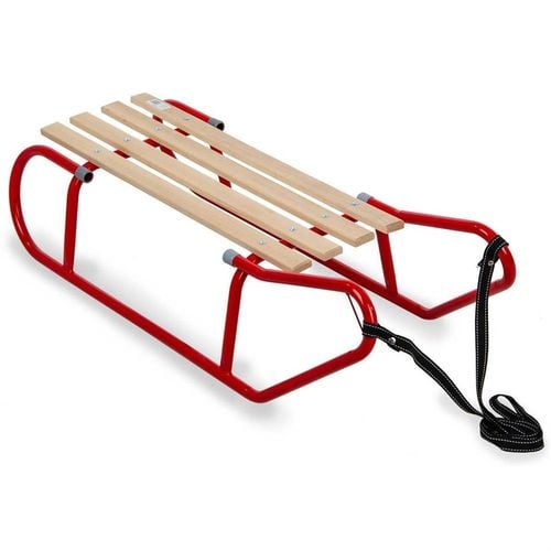 Sanki metalowe 2 osobowe czerwone na Arena.pl