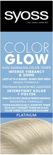 SYOSS COLOR GLOW TONER KOLORYZUJĄCY DO WŁOSÓW PLATINUM 100 ML na Arena.pl