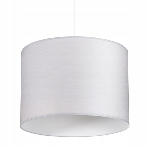 Lampa wisząca ABAŻUR SZARA 40 cm zdjęcie 1