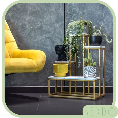 Kwietnik na 6 doniczek loftowy 68 cm Industry na Arena.pl