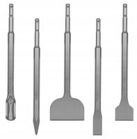 Zestaw Dłut do Betonu SDS-Plus 5szt Dłuto do kucia bruzdownik szpicak