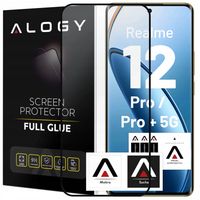 Szkło hartowane na ekran do etui Alogy Full Glue case friendly do Realme 12