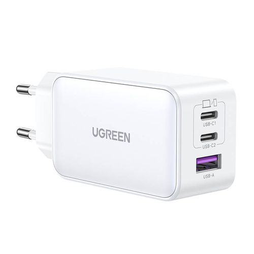 Ładowarka UGREEN Nexode 65W GaN 2xUSB-C USB-A Szybkie Ładowanie na Arena.pl